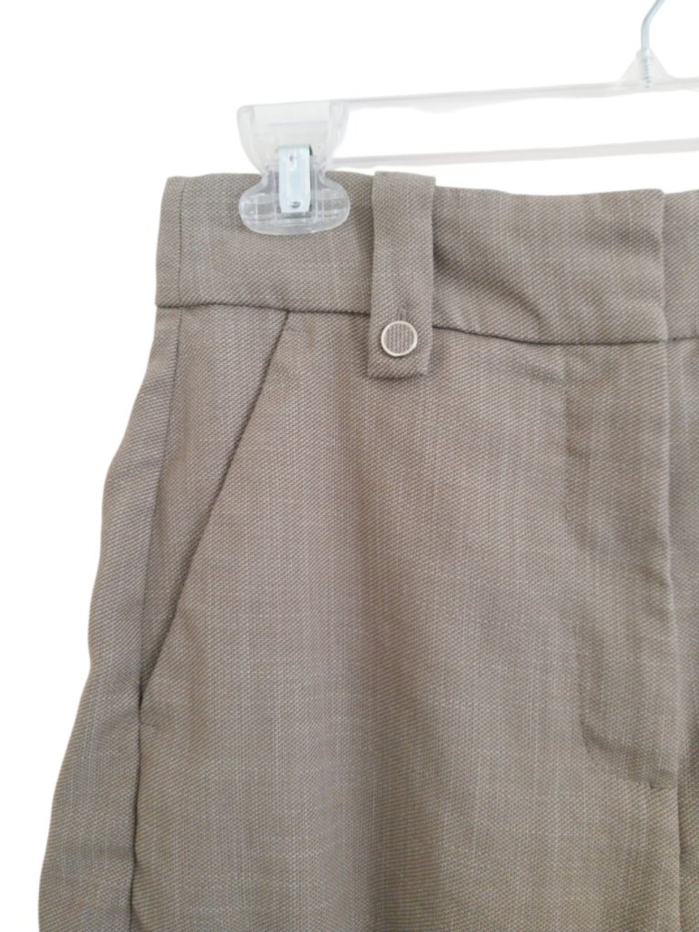 H&M Tailored High-Waist Women's Shorts Excellent Condition Tan Dressy Classy - Picture 2 of 8